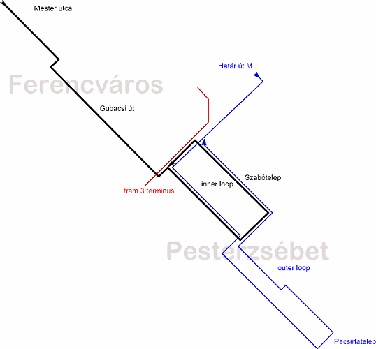 Route 21 shown as a black line